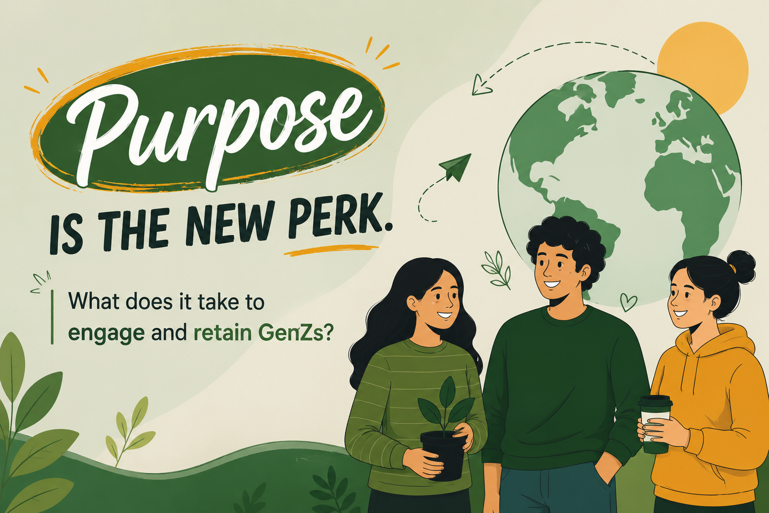 What does a Gen Z workforce crave beyond a paycheck? Hint: it's purpose