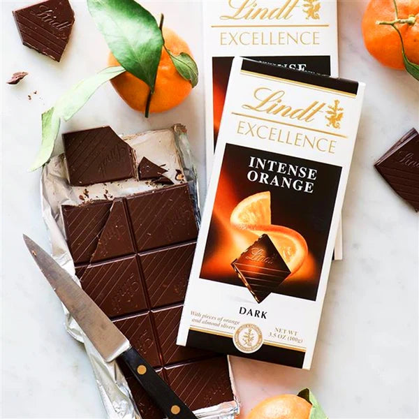 Lindt Excellence Orange Intense Dark Chocolate (100 g)