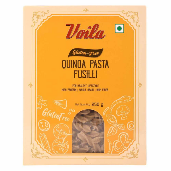 Voila Quinoa Fusilli Pasta (Gluten Free) 250 g Front Packaging