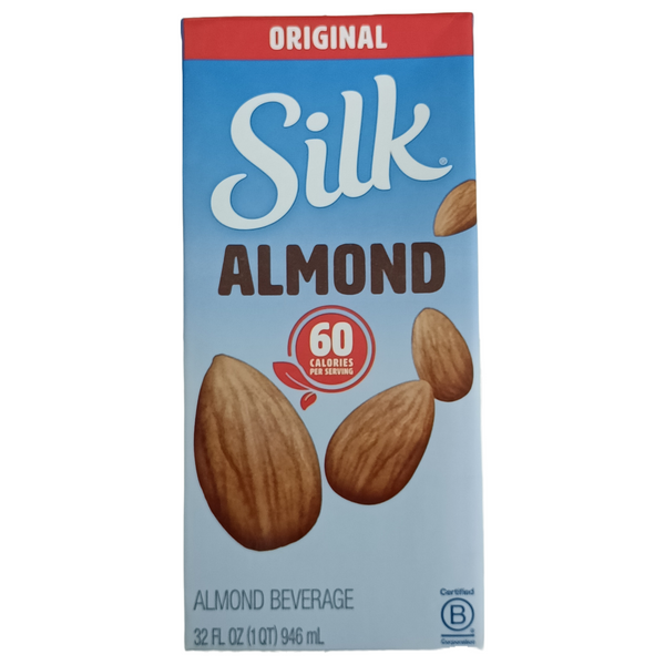 Silk Original Almond Milk Front Packaging