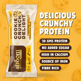 Stroom 20G Cookie Crunch Delight Protein Bar (63 g) - Pack of 2