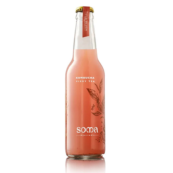 Soma Ayurvedic Kombucha Tulsi Blush (330 ml) - Pack of 24