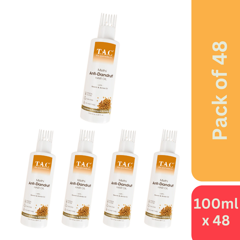 The Ayurveda Co. Methi Hair Oil (100 ml) - Pack of 48