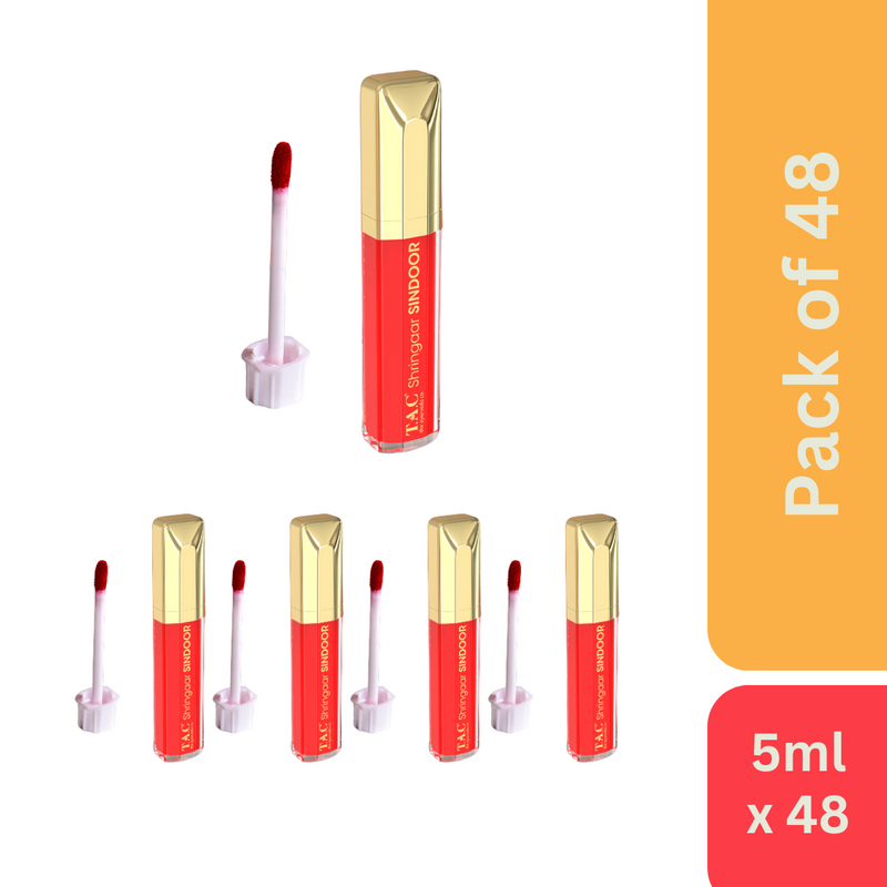 The Ayurveda Co. Shringaar Sindoor Red (5 ml) - Pack of 48