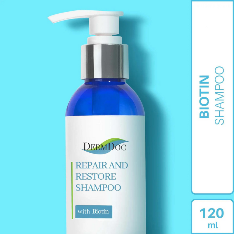 Dermdoc Repair & Restore shampoo with Biotin Image arranged in row 5
