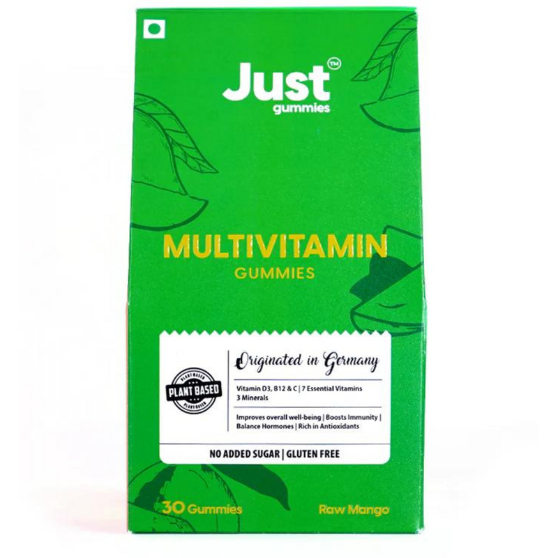 Just Gummies Multivitamin - Raw Mango Flavour (30 Gummies)