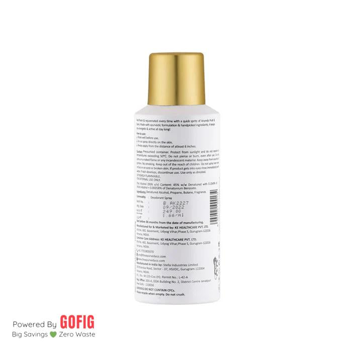 The Ayurveda Co. Ananda Fruit & Spice Deodorant (150 ml) - Pack of 48