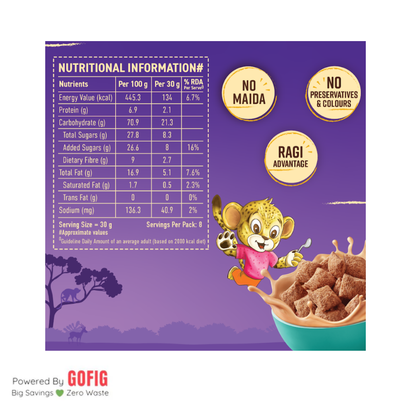 Bagrrys Choco Fills + Multigrain (250 g)