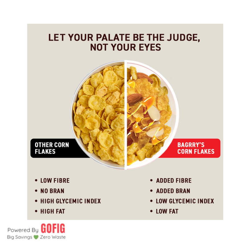 Bagrrys Corn Flakes Plus Almond & Honey (300 g)