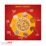Bagrrys Crunchy Muesli - Almonds, Raisins & Honey (750 g)