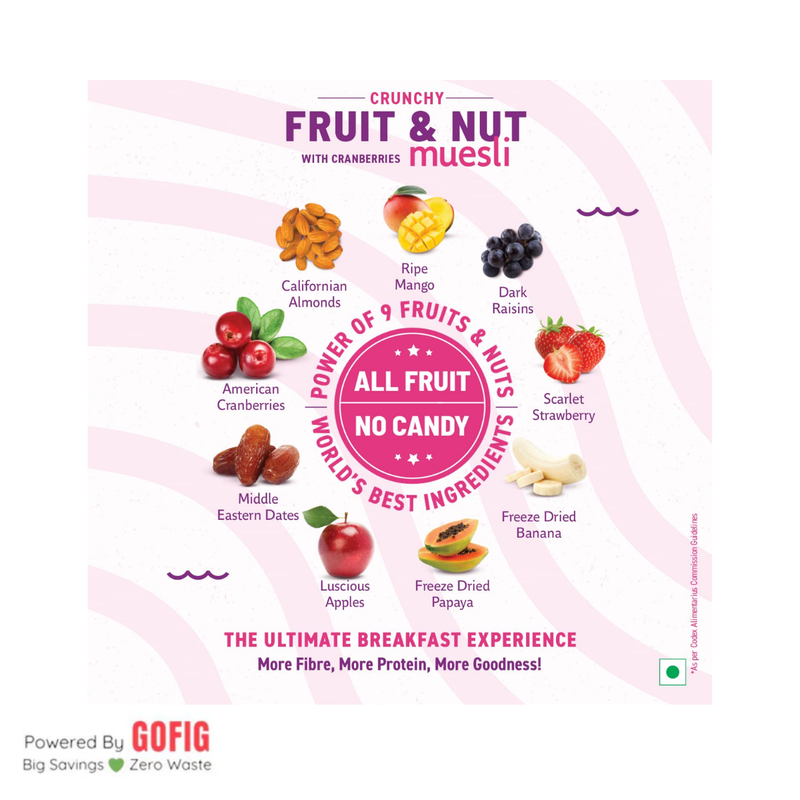 Bagrrys Fruit & Nut Cranberries (40 g)