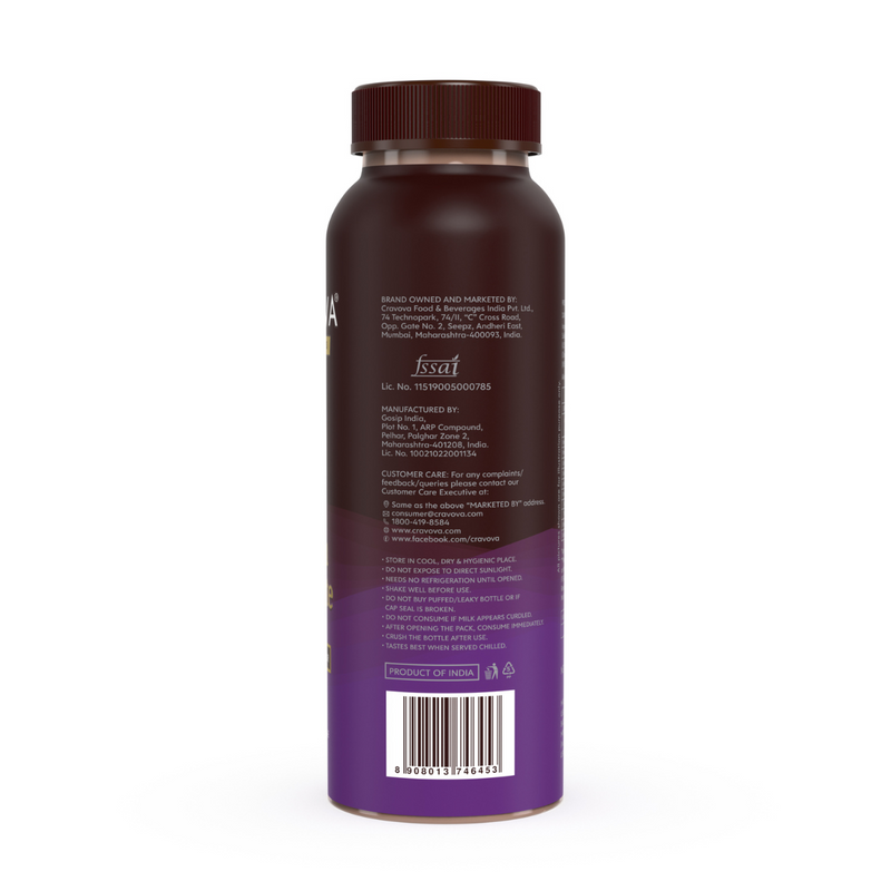 Cravova Cold Coffee Belgian Chocolate (200 ml) - Manufacturer Details