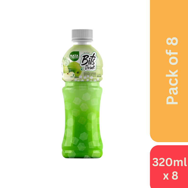 NATA NUTRICO Bits Drink - Green Apple Flavoured (320 ml)