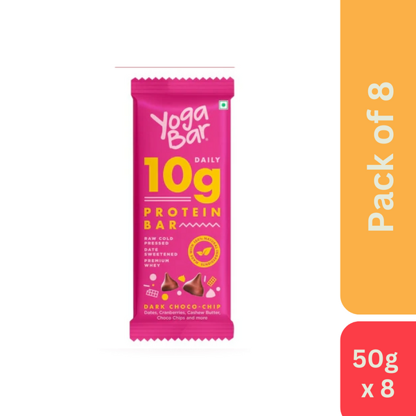 Yoga Bar 10g Protein Bar Dark Choco Chip (50 g)