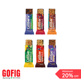 CaliBar All in 1 Variety Pack of 6 Bars - Almond Choco, Cookie Crunch, Banana Binge, Roasted Coffee Bean, Berry Almond & Choco Blueberry (Pack of 6)