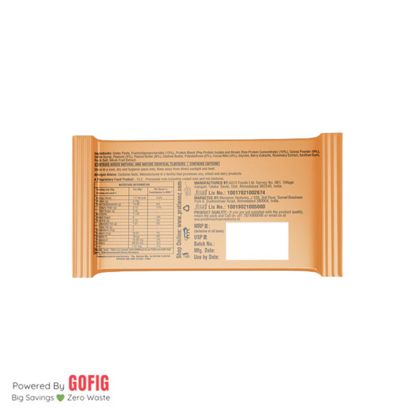 Proteinoz Choco Peanut Protein Bar (28 g) - Pack of 5