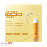 Clensta Vitamin-C Daily Glow Sunscreen Gel (50 g)