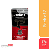 Lavazza Espresso Maestro Classico, Aluminium Nespresso Compatible Coffee Capsules (57 g)