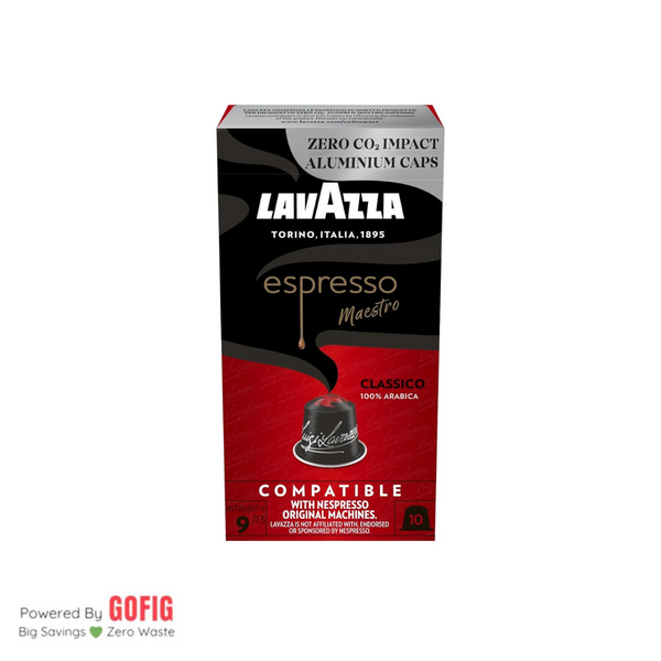 Lavazza Espresso Maestro Classico, Aluminium Nespresso Compatible Coffee Capsules (57 g)