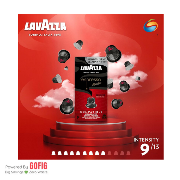 Lavazza Espresso Maestro Classico, Aluminium Nespresso Compatible Coffee Capsules (57 g)
