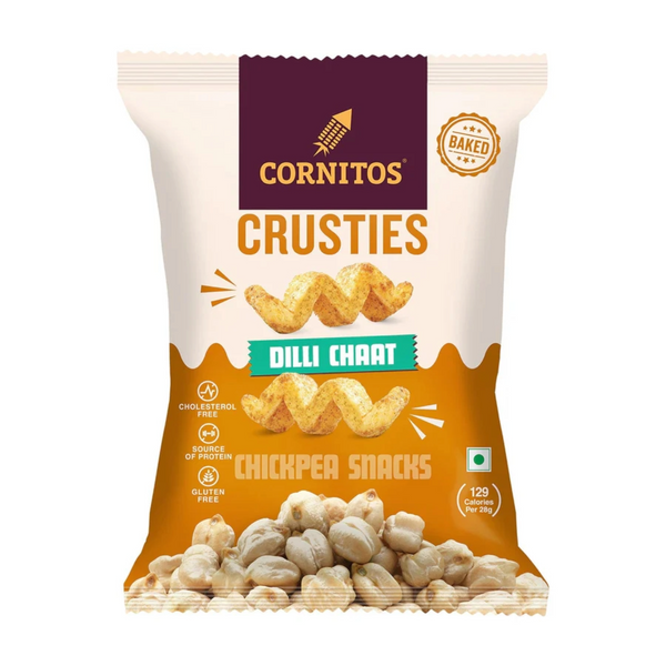 Cornitos Crusties Chana Dilli Chaat (50 g) - Pack of 4