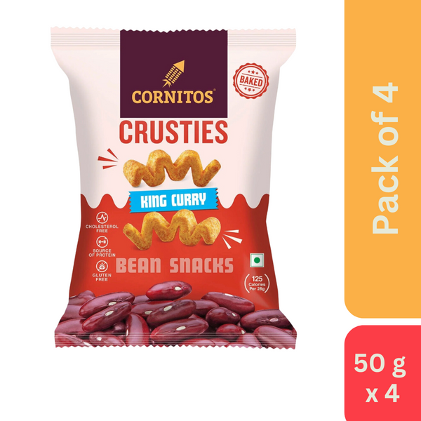 Cornitos Crusties Rajma King Curry (50 g) - Pack of 4