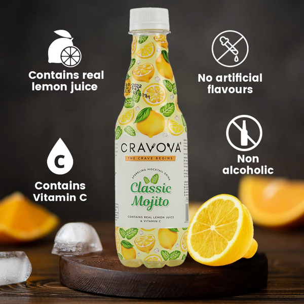 Cravova Classic Mojito (300 ml) - Pack of 4