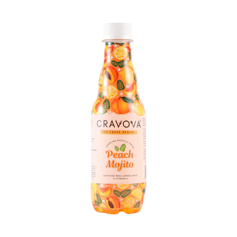 Cravova Peach Mojito (300 ml) - Pack of 4