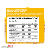 Bonvie Cream & Onion Corn Snacks (35 g) - Pack of 2