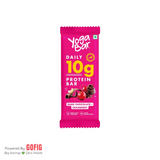 Yoga Bar 10g Protein Bar Dark Chocolate + Cranberry (50 g) - Pack of 4