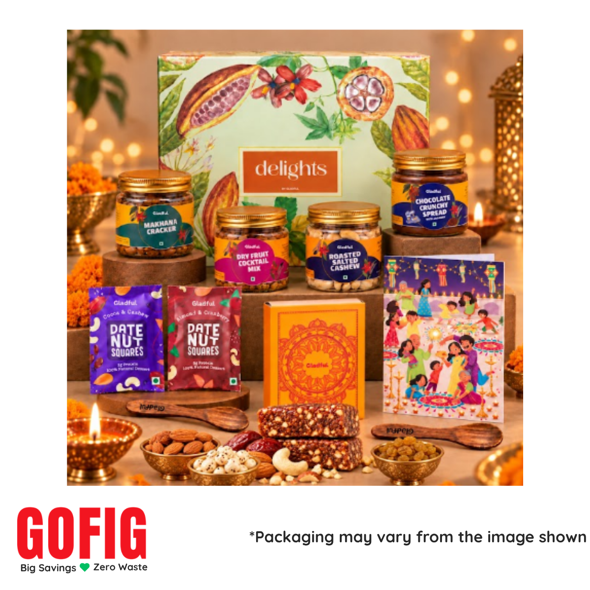 Gladful Delights Diwali Gift Box – Gofig