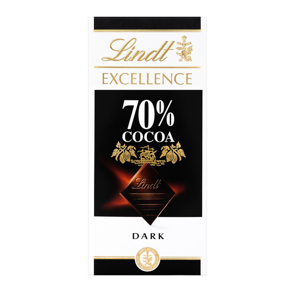 Lindt Excellence Dark Cocoa 70% Bar (100 g)