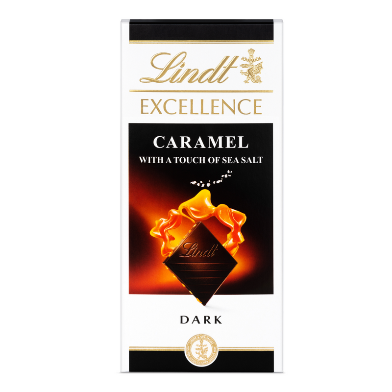 Lindt Excellence Dark Caramel & touch of Sea Salt (100 g)