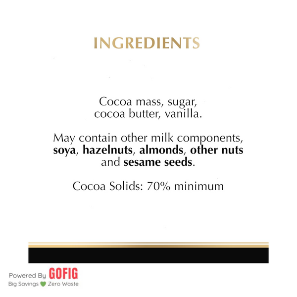 Lindt Excellence Tablet 70% (100 g)