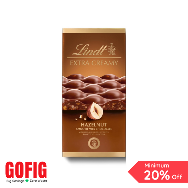 Lindt Extra Creamy Hazelnut Tablet (80 g)
