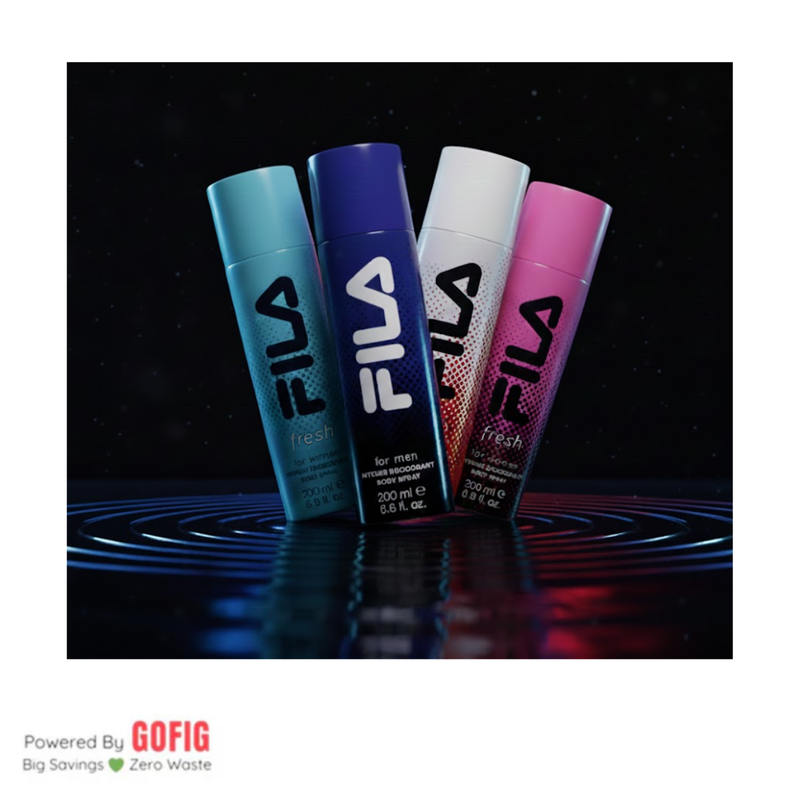 Fila Pack of 4 - Flat 70% OFF - For Men & Women