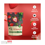 Bonvie Freeze Dried Strawberry Snacks (16 g) - Pack of 2