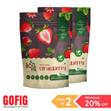 Bonvie Freeze Dried Strawberry Snacks (16 g) - Pack of 2