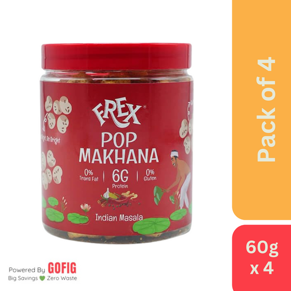 Frex Indian Masala Makhana (60 g) - Pack of 4