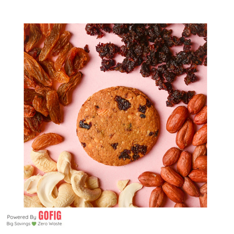 Kikibix Fruit & Nut Cookies (130 g) - Pack of 2