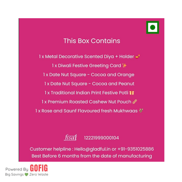 Gladful - Festive Radiance Diwali Gift Box