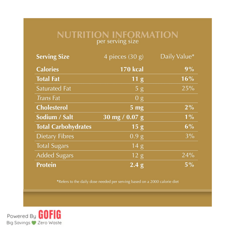 Lindt Gold Tablets Milk Hazelnut (300 g)