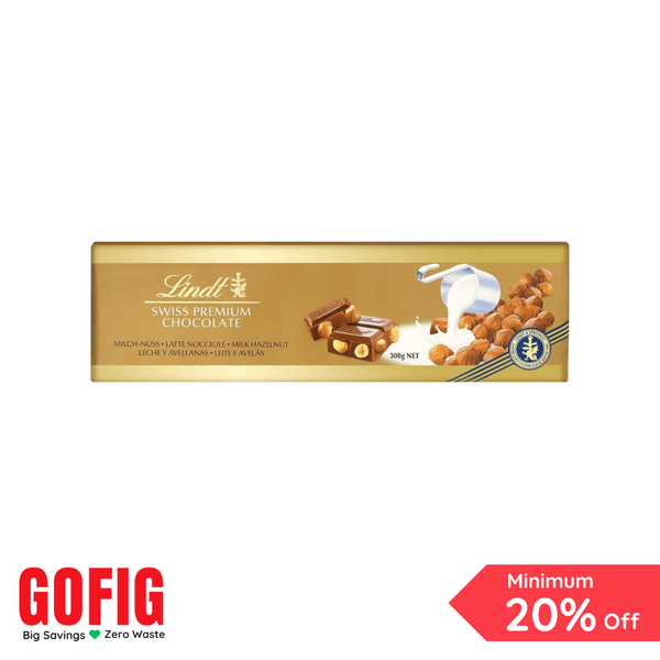 Lindt Gold Tablets Milk Hazelnut (300 g)