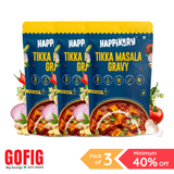 Happikery Tikka Masala Base Gravy (100 G) - Pack of 3