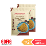 Proteinoz High Protein Besan Chilla Mix (140 g) - Pack of 2