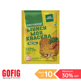 Proteinoz High Protein Munch Mor Krackra - Methi (25 g) - Pack of 10