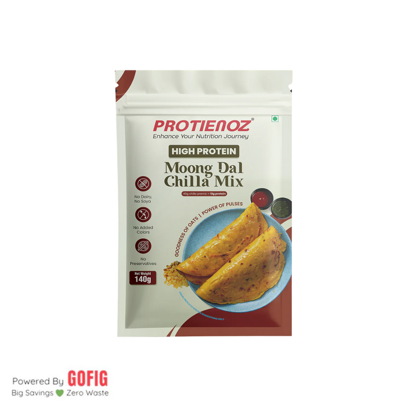 Proteinoz High protein Moong Chilla Mix (140 g) - Pack of 2