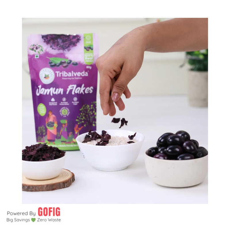 Tribalveda Jamun Flakes (80 g)