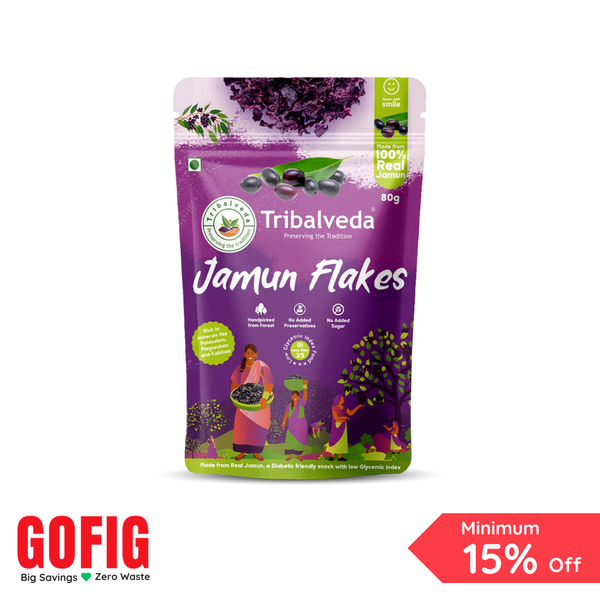 Tribalveda Jamun Flakes (80 g)
