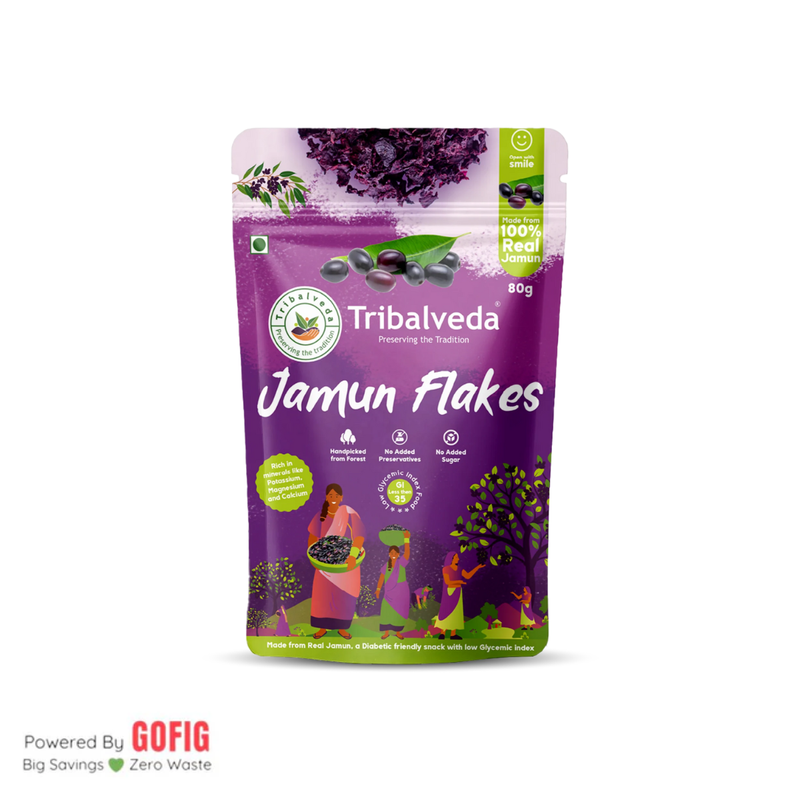 Tribalveda Jamun Flakes (80 g)